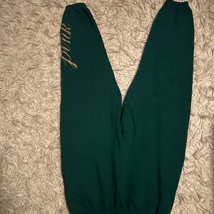 Victoria’s Secret green sweatpants